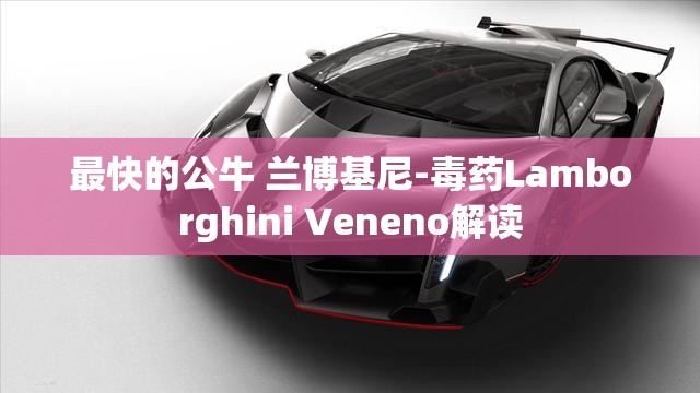 最快的公牛 兰博基尼-毒药Lamborghini Veneno解读