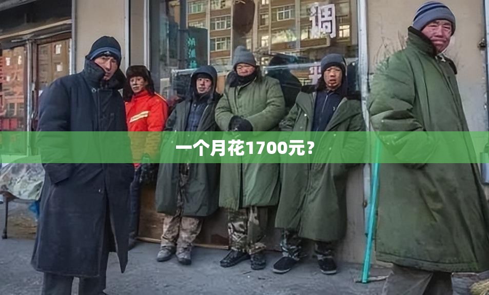 一个月花1700元？