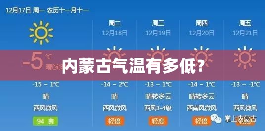 内蒙古气温有多低？