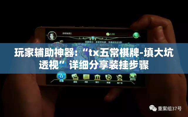 玩家辅助神器:“tx五常棋牌-填大坑透视	”详细分享装挂步骤