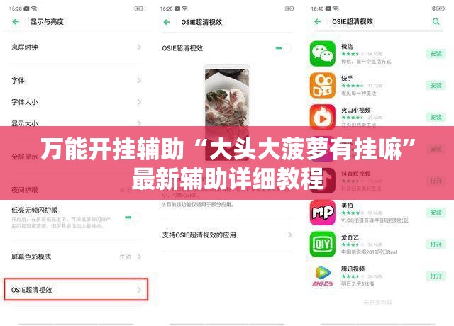 万能开挂辅助“大头大菠萝有挂嘛	”最新辅助详细教程
