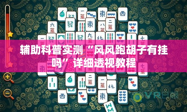 辅助科普实测“风风跑胡子有挂吗”详细透视教程