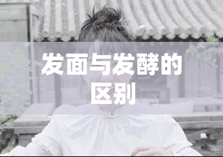 发面与发酵的区别