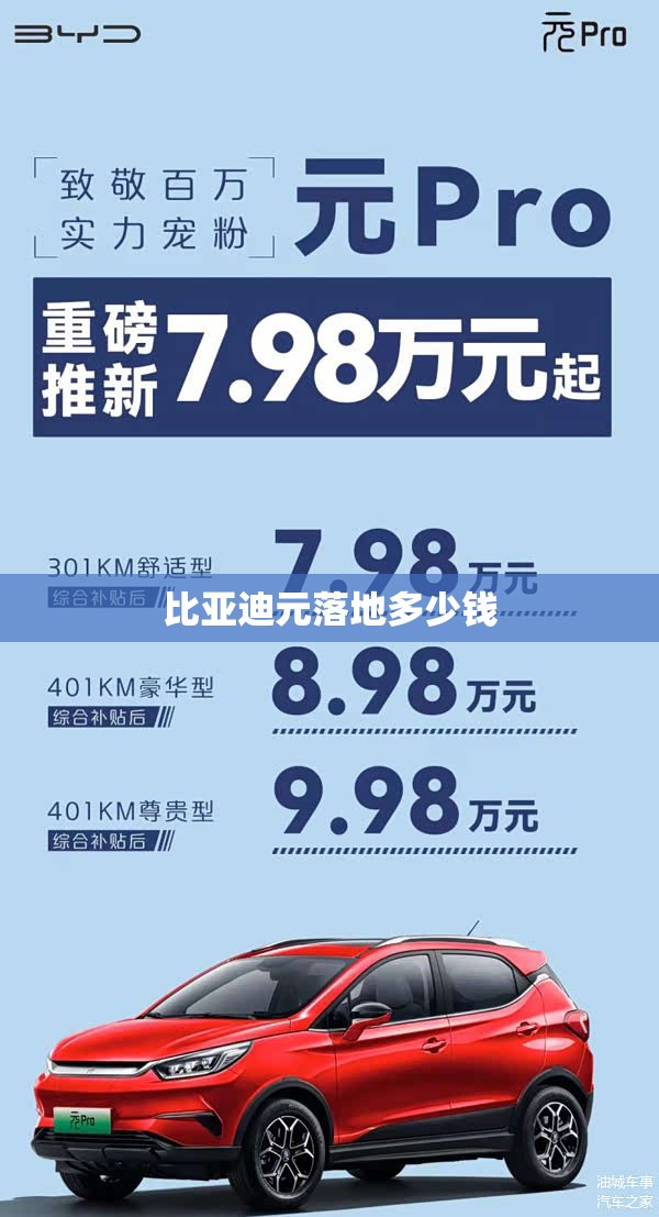 比亚迪元落地多少钱 比亚迪元落地多少钱