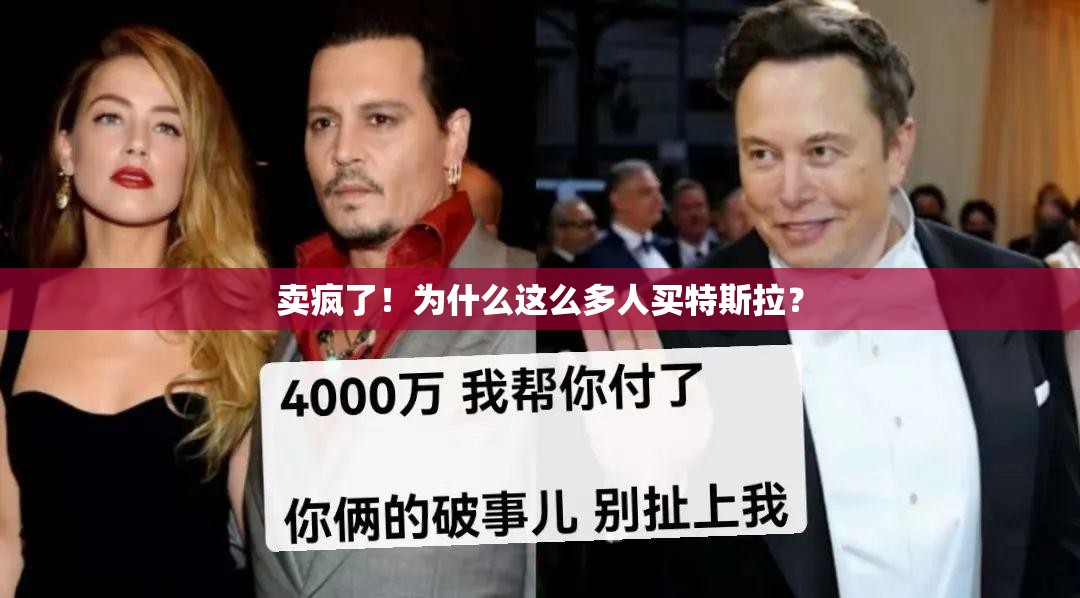 卖疯了！为什么这么多人买特斯拉？