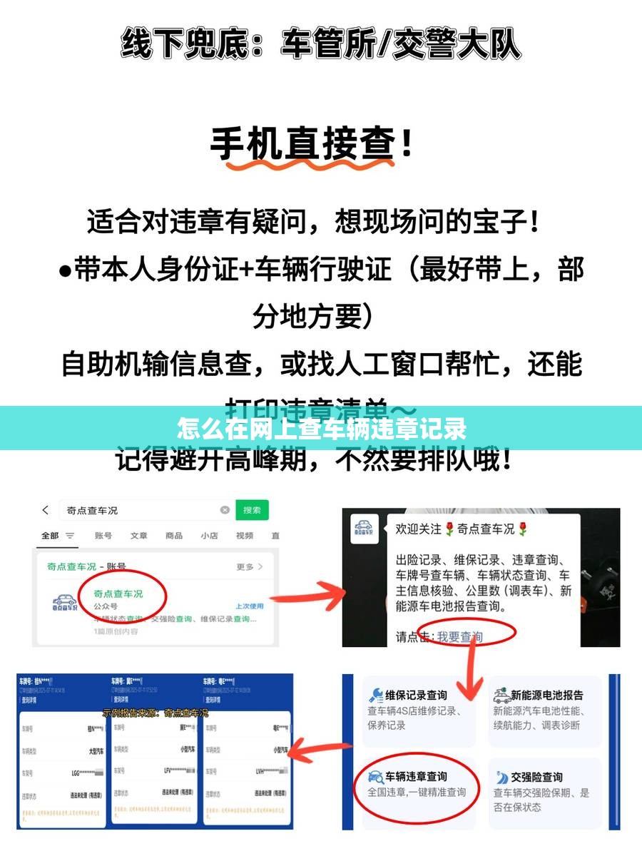 怎么在网上查车辆违章记录