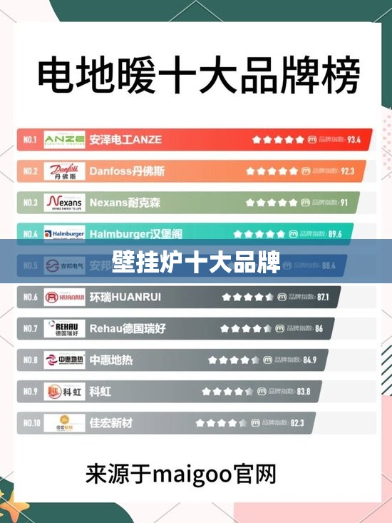 壁挂炉十大品牌