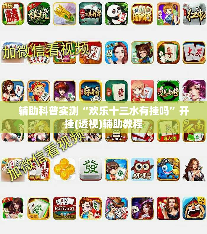辅助科普实测“欢乐十三水有挂吗”开挂(透视)辅助教程